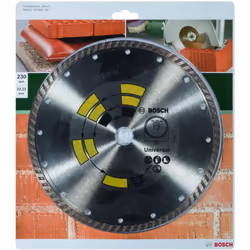 Lame diamantée universelle Turbo 2609256409 BOSCH Ø 230 mm Lame diamantée Turbo universelle BOSCH 2609256409 Ø 230 mm Chez Eu ...