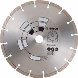 Bosch 2609256415, Lame diamant à rebord segmenté, Béton, PWS 1900 PWS 2000-230 JE, 2,2 cm, 23 cm, 7 mm