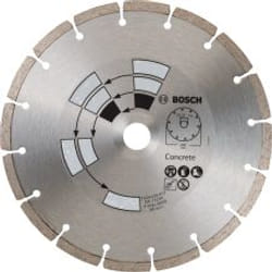 Bosch 2609256415 23 cm Lame diamant à rebord segmenté