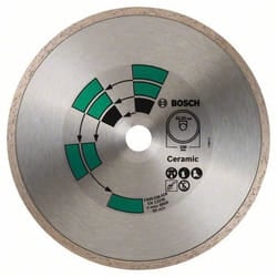 Disque à tronçonner diamanté - BOSCH - 2609256418 - 230 mm - Spécial carrelage - Jante continue