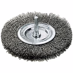 Informations techniques Contenu: 1 pc(s) Brosse boisseau pour perceuses - fils ondulés, 50 mm Brosse boisseau pour perceuses  ...