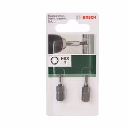 Peu de tournevis Bosch 2609255947; 1/4''; HEX2; 25 mm