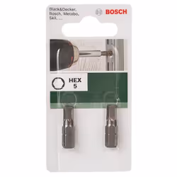 Peu de tournevis Bosch 2609255951; 1/4''; HEX5; 25 mm