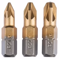 Peu de tournevis Bosch Max Grip; PZ1/PZ2/PZ3; 3 unités