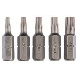 Jeu de tournevis Bosch Extra Hard; T10/T15/T20/T25/T30; 5 unités