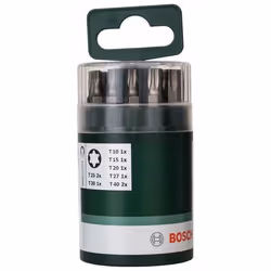 Jeu d'accessoires de tournevis Bosch 2609255976; 1/4''; 25 mm; 10 unités