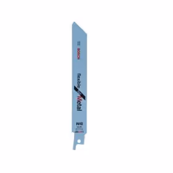 Bosch 2609256706, Lames de scie sabre, Métal non Ferreux, Bimétal, Bleu, 13,1 cm, 15,2 cm