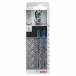 Bosch 2609256729, Lames de scie sabre, Plaque métallique (fine), Acier rapide, Bleu, Acier inoxydable, 17 - 23, 1 mm