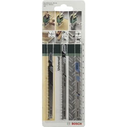Bosch - Lot de 3 lames coupe multimatériau T123x, t234x, t345xf pour scie sauteuse