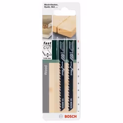 Lame de scie sauteuse Bosch U 144 D; 100 mm; 2 unités