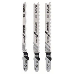 Jeu de lames de scie sauteuse Bosch T101BIF; T101AOF; 3 unités