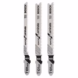 Jeu de lames de scie sauteuse Bosch T101BIF; T101AOF; 3 unités