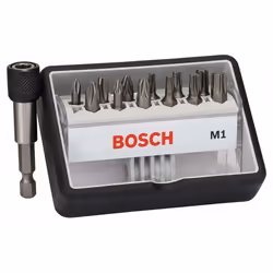 Bosch Embouts de vissage courts qualité extra-dure Robust Line, set de 12 pièces + 1 (M) - Vue supplémentaire 2