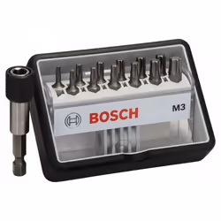 Bosch 2 607 002 565, 12 pièce(s), Torx, T8, T10, T15 (2x), T20 (2x), T25 (2x), T27, T30 (2x), T40, 25 mm