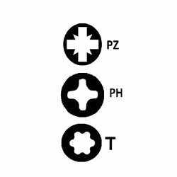 Ensemble de tournevis Max Grip; PH; PZ; T; 18 pcs + Support magnétique