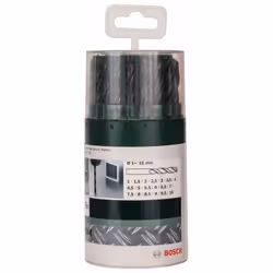 Bosch 2609255033, Perceuse, Ensemble de forets, Rotation vers la droite, Alliage d'acier, Fonte, Plastique rigide, Fer, Métal ...