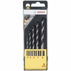 Jeu de forets Bosch 2607019445; 4-8 mm; 5 unités