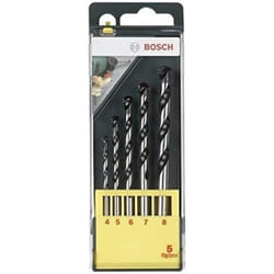 Jeu de forets Bosch 2607019445; 4-8 mm; 5 unités