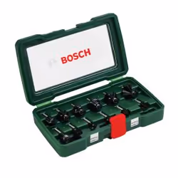 Bosch 2607019466, Jeu d'embouts, 12 pièce(s), POF 1200 AE POF 1400 ACE, 22,4 cm, 13,4 cm, 4,84 cm