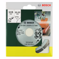 Bosch 2 607 019 474, 11,5 cm, 1,7 mm, 1 pièce(s)