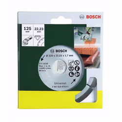 Bosch 2 607 019 475, 12,5 cm, 1,7 mm, 1 pièce(s)