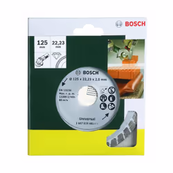 Bosch 2 607 019 481, 12,5 cm, 2 mm, 1 pièce(s)