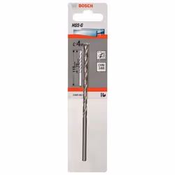 Bosch Forets à métaux rectifiés HSS-G, DIN 340