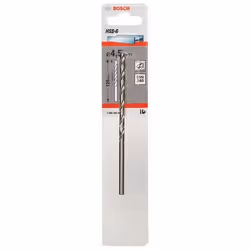 Bosch Forets à métaux rectifiés HSS-G, DIN 340