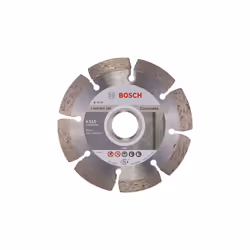 Bosch Disques à tronçonner diamantés Standard for Concrete, Béton, 11,5 cm, 2,22 cm, 1,6 mm
