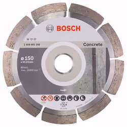 Disque à tronçonner diamanté Bosch PROFESSIONAL FOR CONCRETE; 150 mm