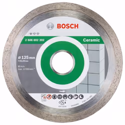Disque à tronçonner diamanté Bosch PROFESSIONAL FOR CERAMIC; 125