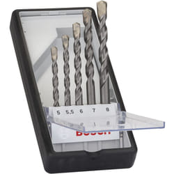Bosch - Assortiment de forets à béton Robust Line Silver Percussion 5 pièces 5 - 8 mm - 2607010526