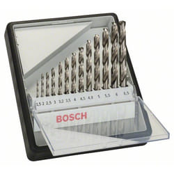 Jeu de forets en métal Bosch HSS-G; 1,5-6,5 mm; 13 unités