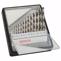 Jeu de forets en métal Bosch HSS-G; 1,5-6,5 mm; 13 unités