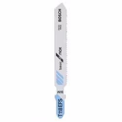 Bosch 2 608 636 497, Lames de scie sauteuse, Acier inoxydable, Bimétal, 1,4 mm, 8,3 cm, 5 pièce(s)