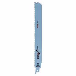 Bosch Lame de scie sabre S 1126 CHF, Lames de scie sabre, Tuyau, Profil, Tôle métallique, Bimétal, Gris, 2,5 mm, 1 pièce(s)