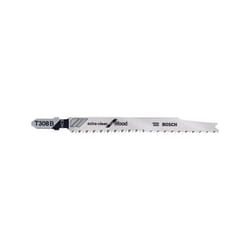 Bosch - Lame de scie sauteuse pour bois tendre, coupe droite fine, Réf. : t 308 b, Qualité de lame de scie hsc, Long. totale 117 mm
