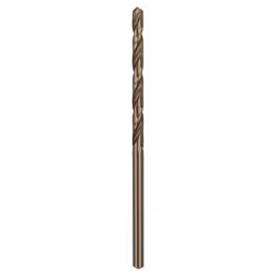 Bosch Forets à métaux rectifiés HSS-Co, DIN 338, Perceuse, Foret hélicoïdal, 3 mm, 61 mm, Métal, 3 mm