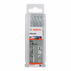 Foret en métal Bosch HSS-Co; DIN 338; 10x133 mm; 5 unités