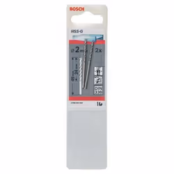 Bosch Forets à métaux rectifiés HSS-G, DIN 338