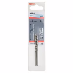 Bosch Forets à métaux rectifiés HSS-G, DIN 338