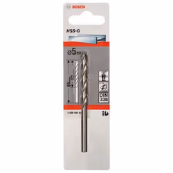 Bosch Forets à métaux rectifiés HSS-G, DIN 338
