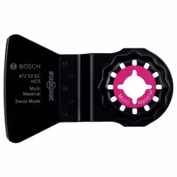 Informations techniques Contenu: 1 pc(s) Grattoir HCS, 52x26 mm ATZ 52 SC Pour outil multifonction Bosch PMF 180 E pour enlev ...