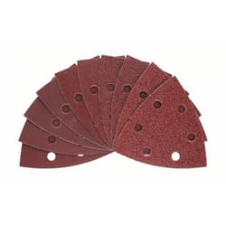 Papier de sable Bosch 2609256957; 93 mm; K60/K80/K120/K180/K240; 10 unités