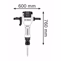 Bosch Brise-béton GSH 27 VC Professional - Vue supplémentaire 2