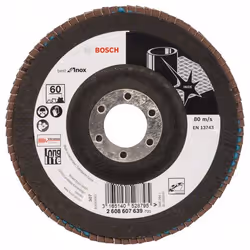 Meule-éventail Bosch Best for Inox; 125 mm