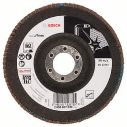 Meule-éventail Bosch Best for Inox; 125 mm