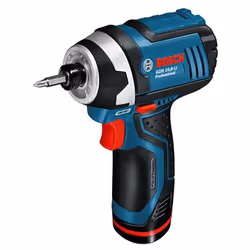 Bosch GDR 10.8-LI, Douille à choc, Noir, Bleu, 105 N·m, 2600 tr/min, Secteur, Lithium Polymère (LiPo)