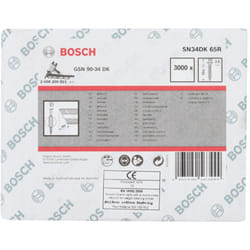 Clou à tête en d Bosch SN34DK 65R 2,8 mm 65 mm Rainure à blanc 65 mm 3000 pièces