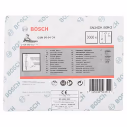 Bosch 2608200022, Clou de finition, 80 mm, 3000 pièce(s)